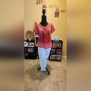 White Distressed Women's Jeans